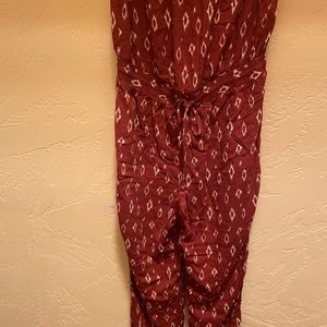 Cute strapless jumpsuit